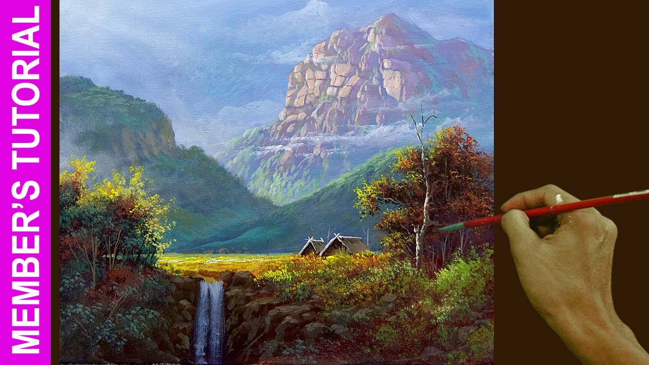 Tutorial : Acrylic Landscape Painting / Morning Light / JMLisondra ...