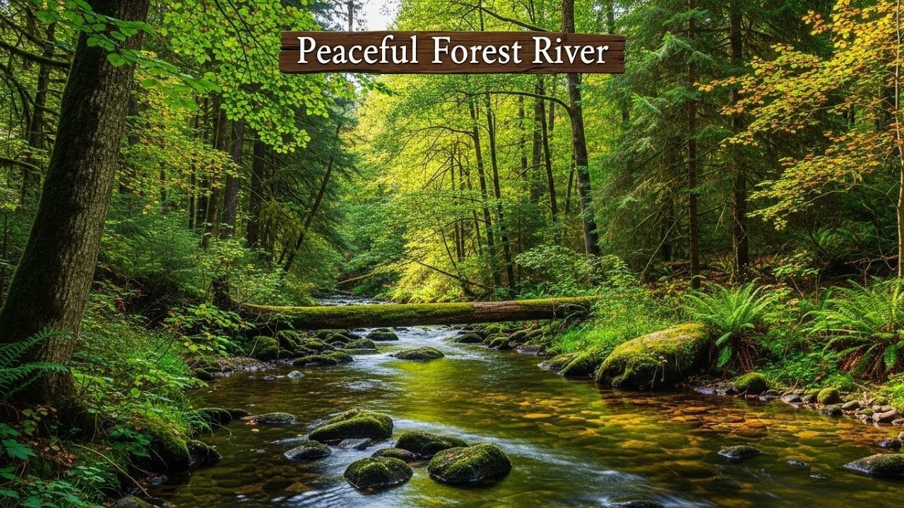 River Soundscape 🌿 Peaceful Water Ambience for Meditation, Study, and Relaxation #347
