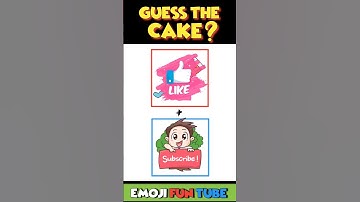 Guess The Cake Bye Emoji |🤔🤔| Hindi Paheli | Riddles And Puzzles For Iq Test | #shorts