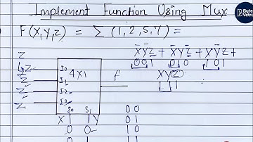 Implementing Functions Using Multiplexer | Digital Logic Made Easy