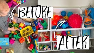 ORGANIZE & DECLUTTER WITH ME.. BABY'S TOYS!!!