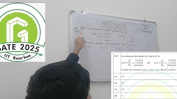 GATE 2025 EE Question 40 Signals and Systems detailed solution