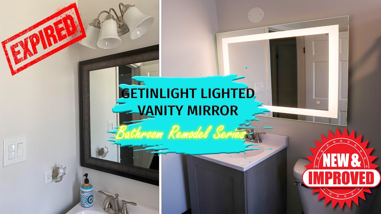 Bathroom Remodel Series: GetInLight LED Wall Mounted Lighted Vanity ...