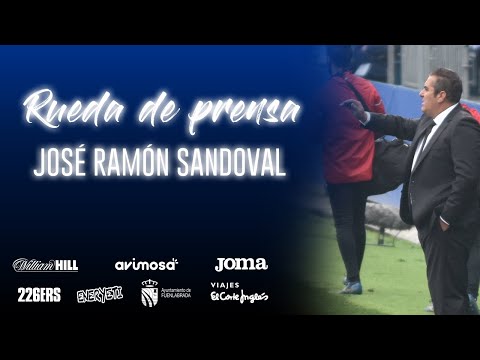 Rueda de prensa. José Ramón Sandoval. #FuenlaEspanyol (1-1)