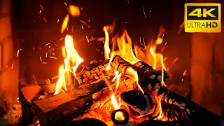 🔥 The Best Burning Fireplace with Crackling Fire Sounds for Relaxation, Meditation, and Sleep 4K