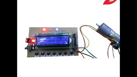 Hiển thị tốc độ động cơ Encoder lên LCD1602 sử dụng 89S52