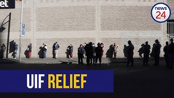 WATCH | Hundreds of people wait all day in snaking queues to collect UIF payments in Bellville