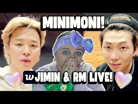 قلبي كله ميني موني ردة فعل جيمين و آر إم على ويفيرس رقصوا على أنغام أغنية زبدة وديناميت