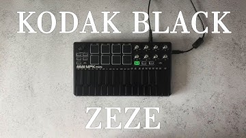 Kodak Black - ZEZE ft.Travis Scott & Offset / Instrumental cover / Akai mpk mini mk2 Black｜OVN