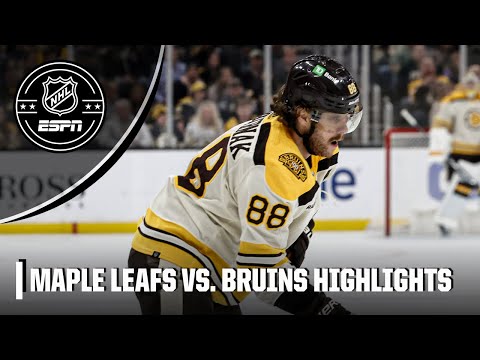 Toronto Maple Leafs vs. Boston Bruins | Full Game Highlights | NHL on ESPN