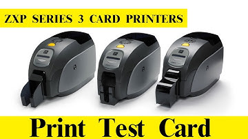 Zebra Card Printer Print Test