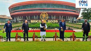 Brics Leaders Pose Together, Participate In Tree Plantation At Summit In Delhi Pm Modi N18G