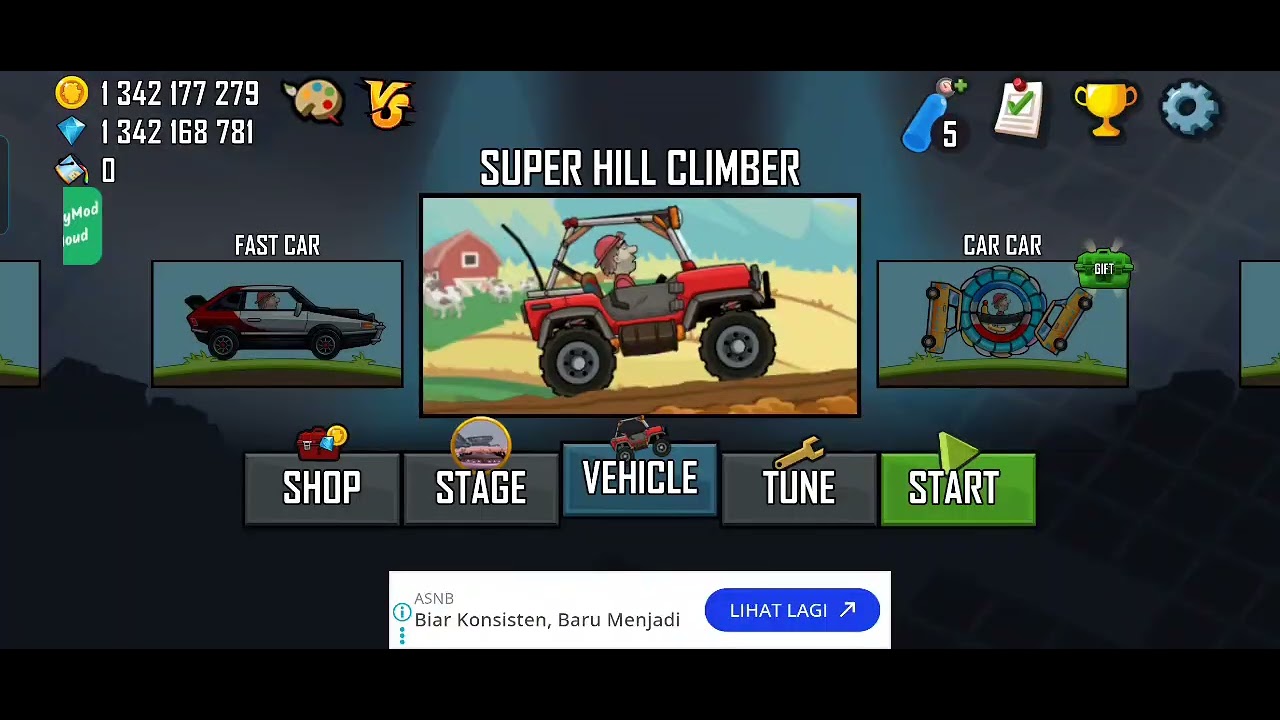 Hill Climb Racing - Garage