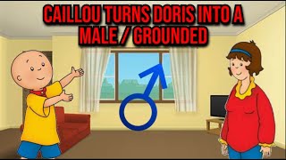 Caillou Turns Doris Into A Male Grounded
