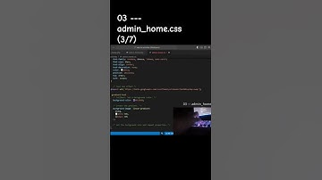 03 --- admin_home.css (3/7) #coding #css #html #javascript #php #webdevelopment #asmr #keyboard