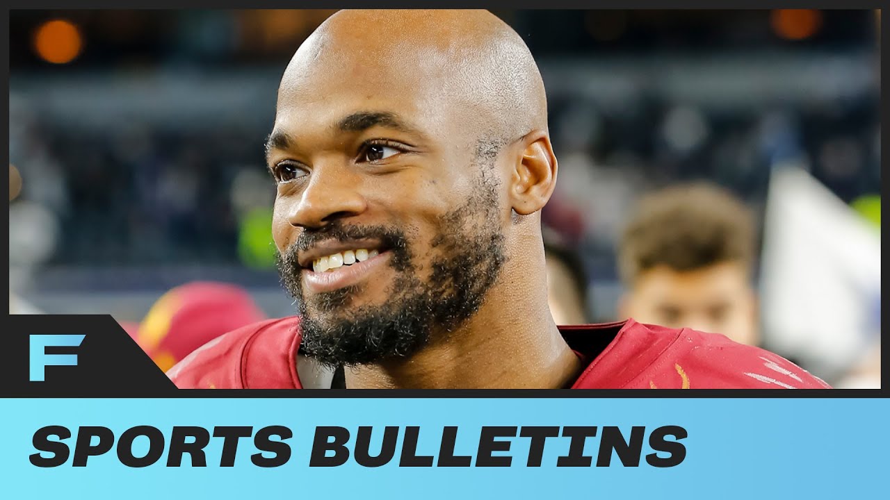 Washington’s Adrian Peterson 'Without a Doubt' Planning to Kneel for National Anthem Next NFL Season