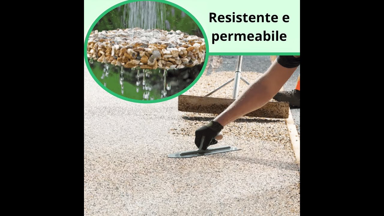 Pavimenti drenanti in ghiaia stabilizzata