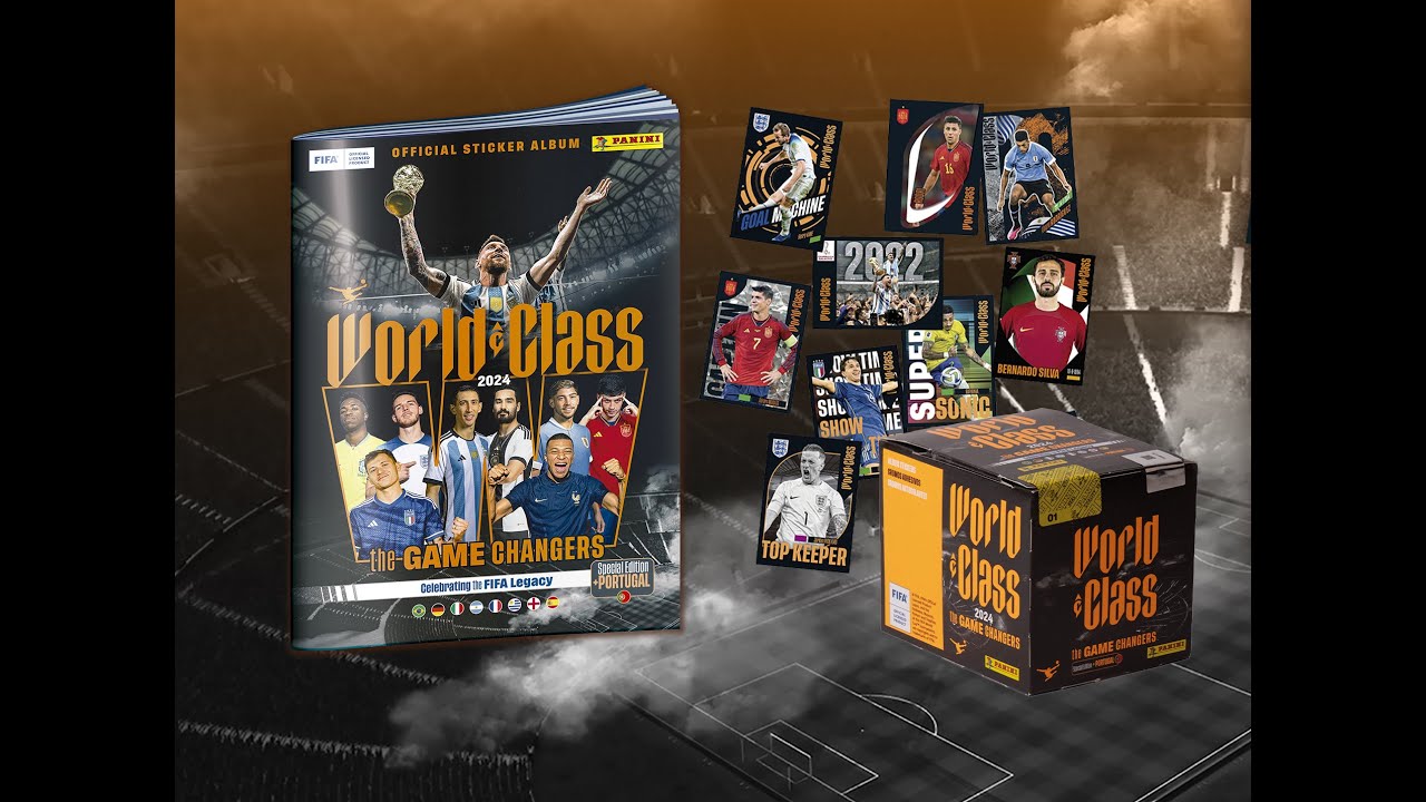 La colección de cromos oficial de FIFA WORLD CLASS 2024 de Panini