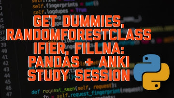 Pandas get dummies, RandomForestClassifier, fillna, drop, df corr
