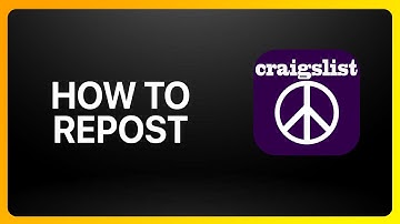 How To Repost On Craigslist Tutorial
