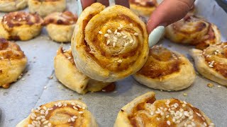 בורקס פיצה כמו במאפיה !! 5 דקות עבודה !!