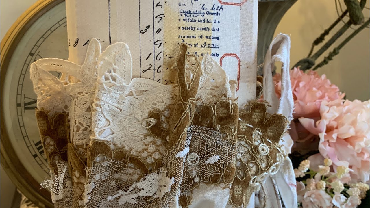 “Fall Foliage” Folio and Writing Journal with Handstitched Wrap - Flipthrough