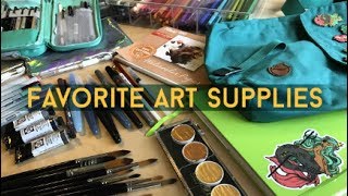 My Favorite Art Supplies // Jacquelin de Leon