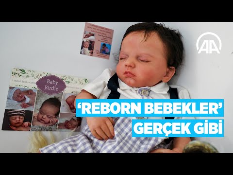 'Reborn bebekler' gerçeğinden ayırt edilemiyor