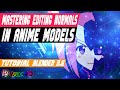 Mastering editing normals in anime models in blender