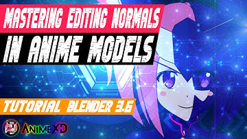 Mastering Editing Normals in Anime Models in Blender