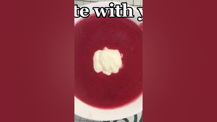 Red Borscht - Healthy soup idea
