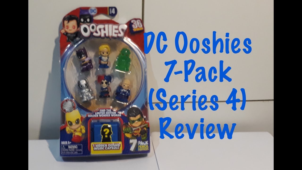 DC (Series 4) 7 Pack Ooshies Unboxing and Review #1