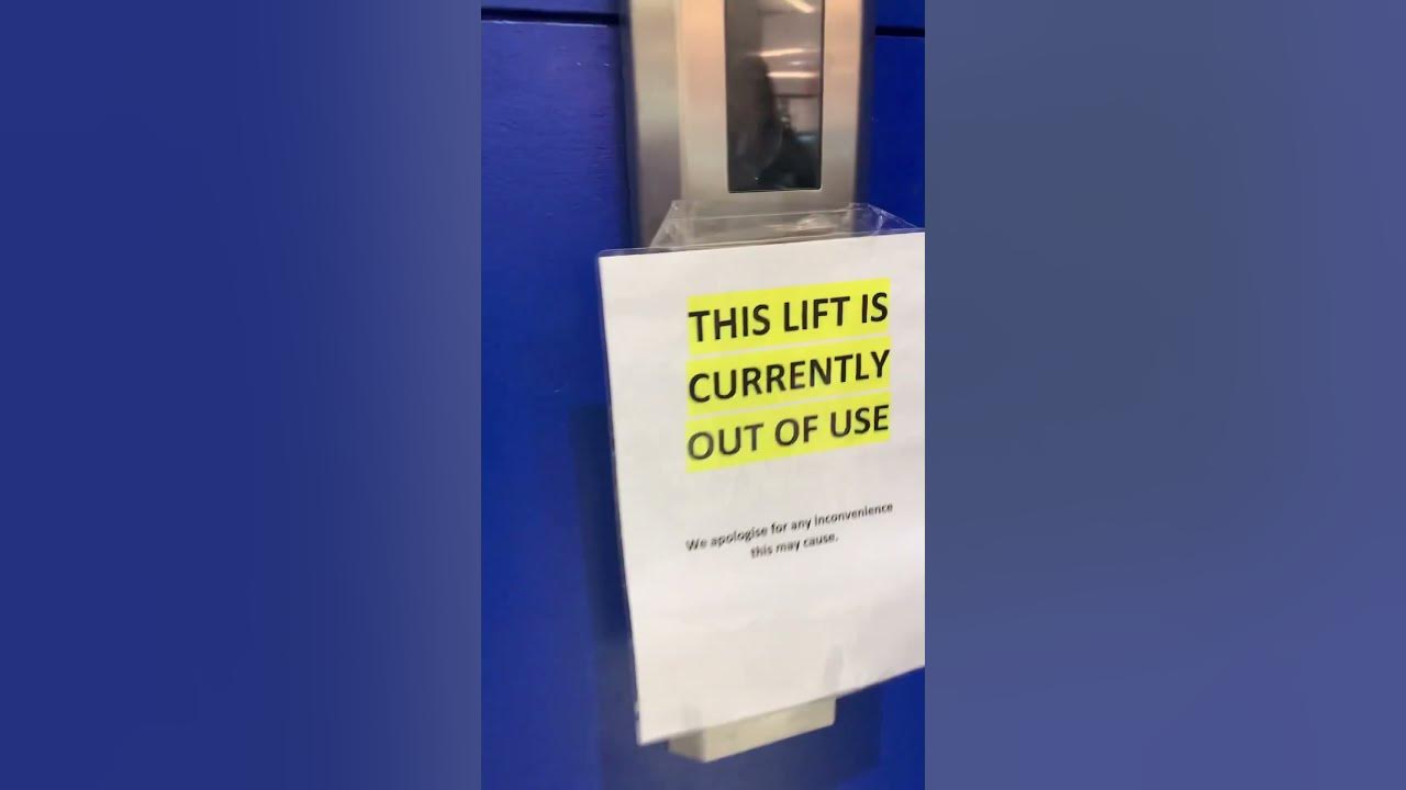 OUT OF ORDER Some Cheap Lift At Boots, Bluewater, Greenhithe, UK YouTube