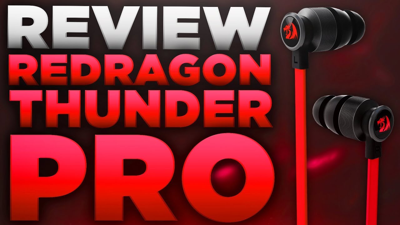 Auriculares In-Ear para Gaming ¿Lo Mejor de 2 Mundos? - Review Redragon  Thunder Pro - YouTube