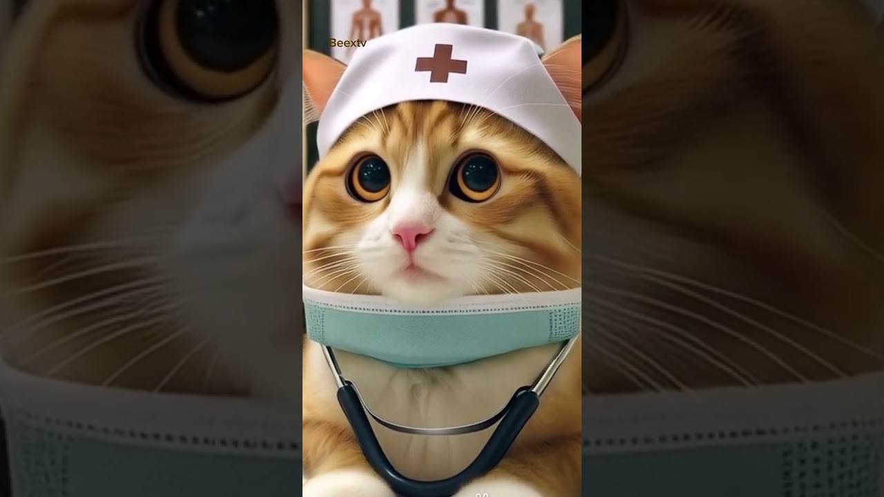Specialist doctor 😇 cute cat 