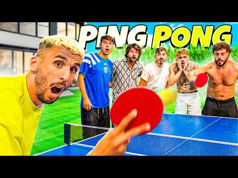 🏓 PING PONG TOURNAMENT with the ELITES and NAPOLI CREATORS!