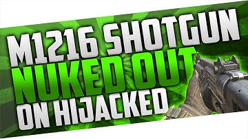BO2: "NUKED OUT w/ M1216 SHOTGUN" ON HIJACKED!- "THE CRAZY MOPED STORY" (BO2: M1216 NUKED OUT)