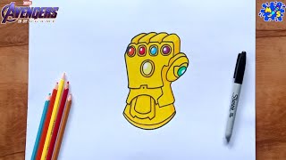 How to draw Infinity Gauntlet