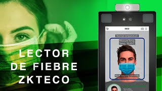Termómetro digital ZKTeco speedface sin contacto y control de acceso mide temperatura corporal screenshot 3