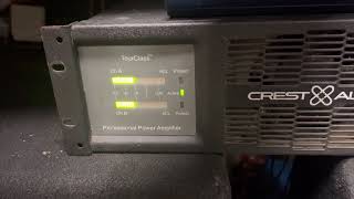 JBL 2-15 speakers with  crest audio amp demo for craigslist market place