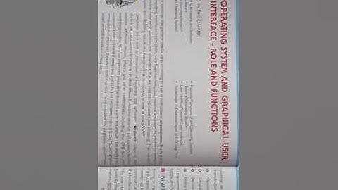 Class-8th(Computer) Lesson- 1(Operating System and graphical user Interface) Part-1