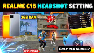 Free Fire Headshot Setting ✅ || Realme C15 Sensi+Dpi+pointer Setting [ Free Fire 🔥 Max  screenshot 4