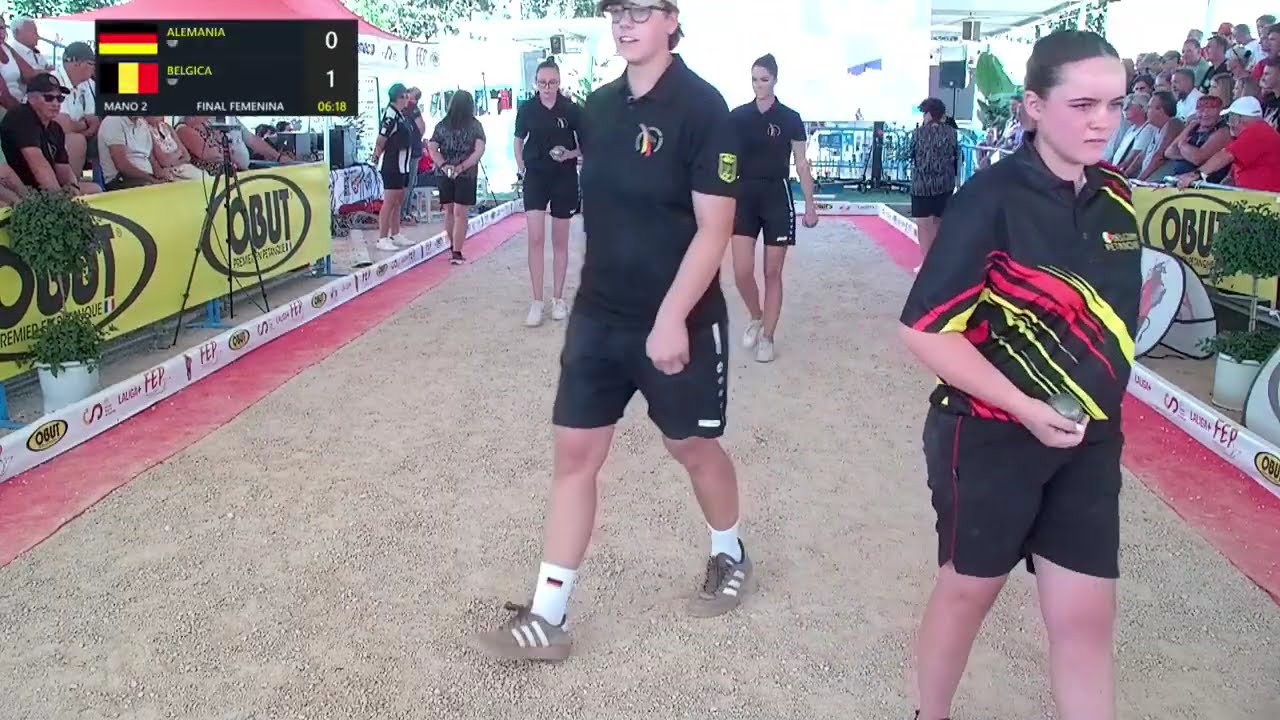 ALEMANIA - BELGICA FINAL DEL CAMPEONATO DE EUROPA SUB23 (BENEJUZAR). CAT FEMENINA