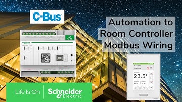 C-Bus Automation Controller to Room Controller for Modbus RS-485 Wiring | Schneider Electric Support