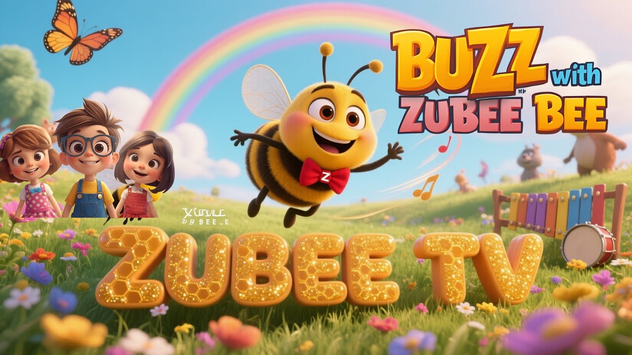 Buzz With ZUBEE BEE 🐝 | Bumble bee song Dance, ABC & Numbers | ZUBEE TV OFFICIAL SONG