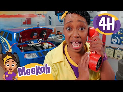 Meekah Fixes Cars, Boats & Trucks in Pretend City! | 4 HR OF MEEKAH! | Educational Videos for Kids