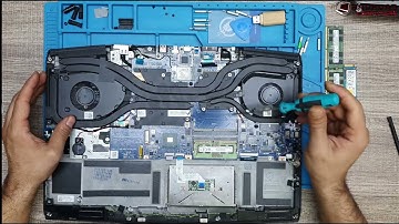 disassembly change keyboard alienware m17-m15 and change themal past 2/2