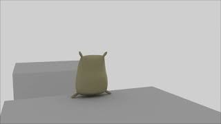 3D Flour sack jumping animation