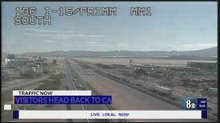 20-mile backup for traffic heading to California on I-15