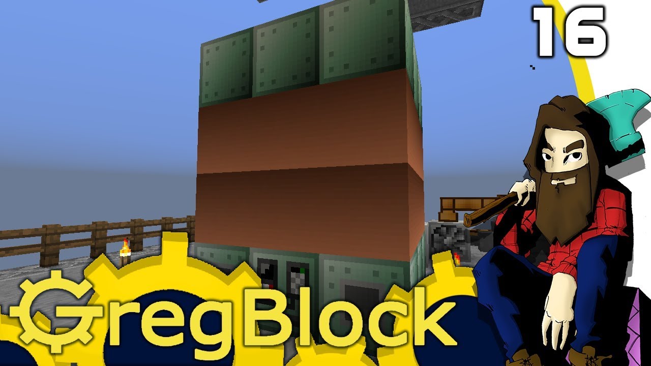 [Minecraft] GregBlock 16 Electric Blast Furnace YouTube